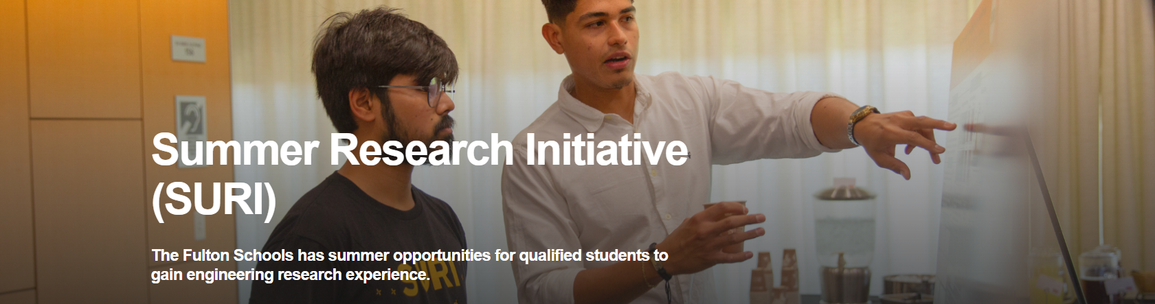 Arizona State University(ASU) - SURI - Internship in USA